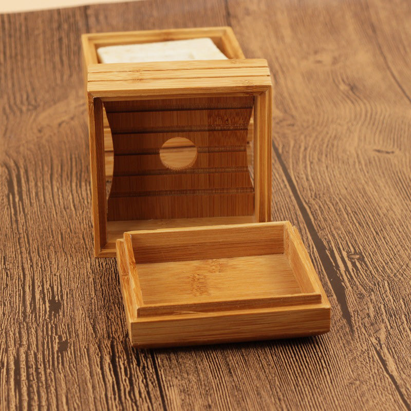 Soap box bamboo wood soap holder