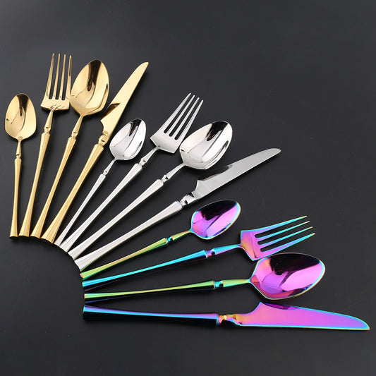 Fork Spoon Steak Cutlery Cutlery Four Piece Set