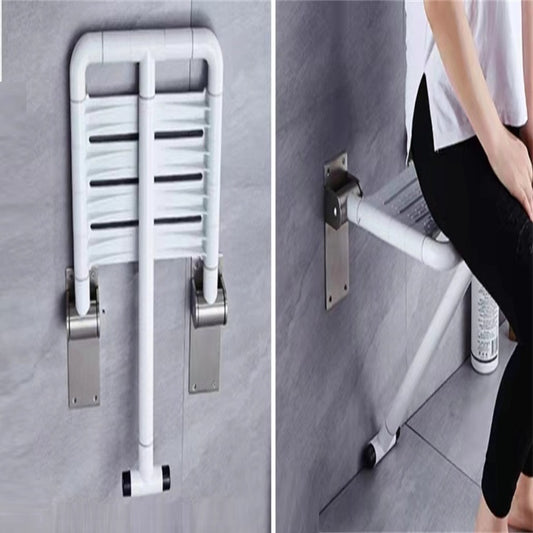 Wall-mounted Folding Bath Stool For The Disabled